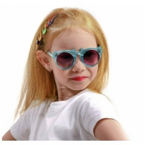 Солнцезащитные очки , оправа: пластик, для девочек, разноцветный Мастер К.. Цвет: микс/разноцветный