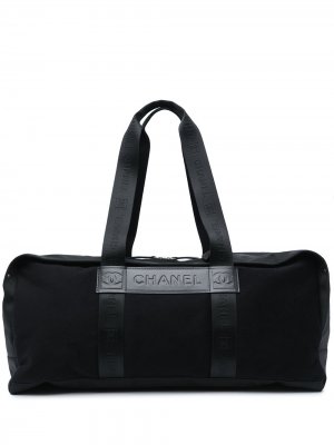 Дорожная сумка Sports 2005-го года Chanel Pre-Owned. Цвет: черный