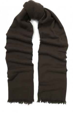 Кашемировый шарф Rick Owens. Цвет: темно-серый