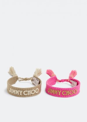 Браслет JIMMY CHOO Beach bracelet set, разноцветный
