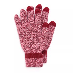 Женские перчатки MUK LUKS Knit Tech LUKS, красный