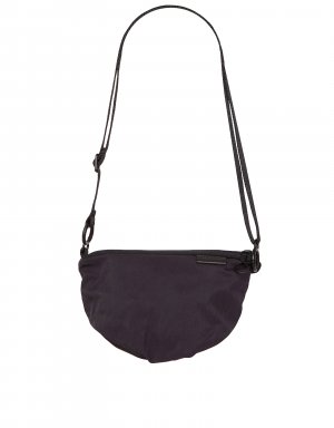 Черная гладкая сумка на плечо Orba в форме полумесяца , черный Côte&Ciel