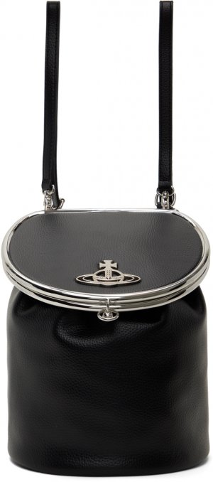 Черный оливковый рюкзак с круглой рамкой Vivienne Westwood