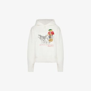 Толстовка Polo Bear с графичным принтом из смесового хлопка , цвет expedition dune heather Ralph Lauren