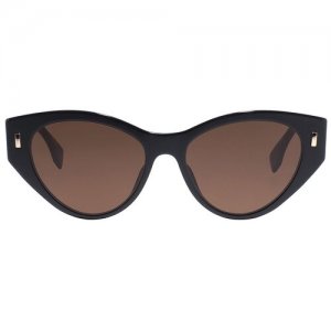 Солнцезащитные очки , черный FENDI. Цвет: черный
