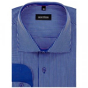 Рубашка , размер 174-184/40, синий BERTHIER. Цвет: синий