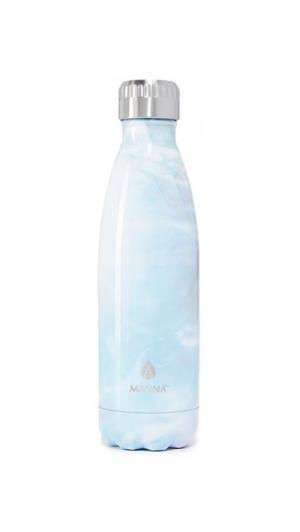 Бутылка для воды Vogue Stone емкостью 17 унций Manna. Цвет: белый