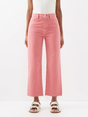 Укороченные джинсы le jane, розовый Frame