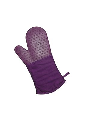 Перчатка-прихватка с защитой из силикона (фиолетовая) Lurch. Цвет: фиолетовый