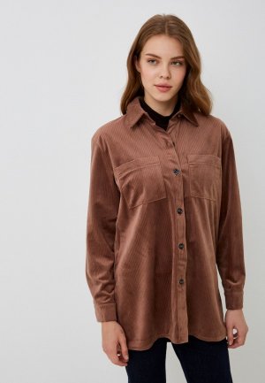 Рубашка Loo Ru. Цвет: коричневый