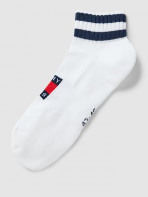 Носки с вышивкой логотипа модель КВАРТАЛ , белый Tommy Jeans