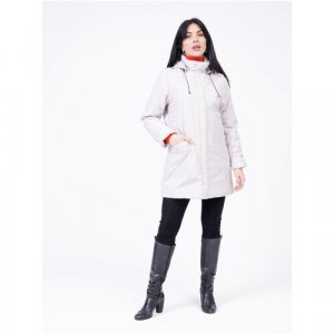 Куртка , размер 38(48RU), белый Maritta. Цвет: белый