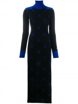 Декорированное платье-свитер Rossignol. Цвет: черный