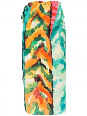 Пляжная юбка Premium Lenny Niemeyer. Цвет: разноцветный