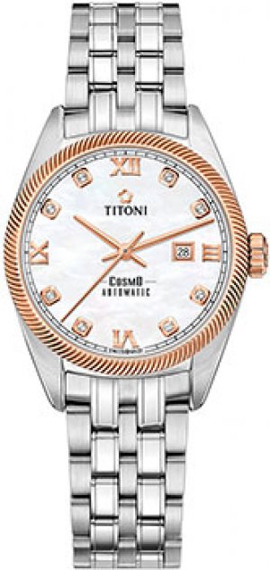 Швейцарские наручные женские часы 818-SRG-652. Коллекция Cosmo Titoni