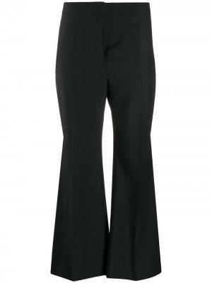 Укороченные расклешенные брюки Jil Sander. Цвет: черный