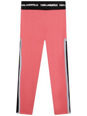 Леггинсы стандартной посадки , розовый Karl Lagerfeld