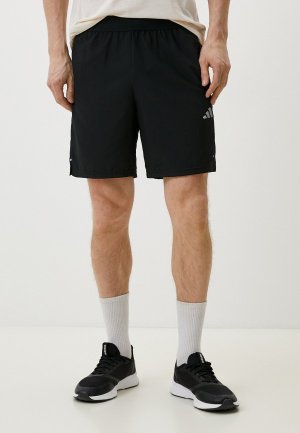 Шорты спортивные adidas GYM+ WV SHORT. Цвет: черный
