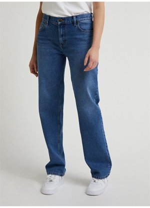 Прямые женские джинсовые брюки с нормальной талией и прямыми штанинами Lee