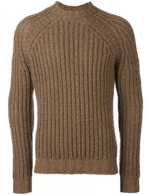 Вязаный свитер Tods Tod's. Цвет: коричневый