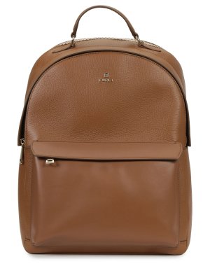Рюкзак кожаный Favola FURLA. Цвет: коричневый