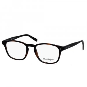 SF 2913 241 51mm Mens Square Eyeglasses tortoise black Salvatore Ferragamo