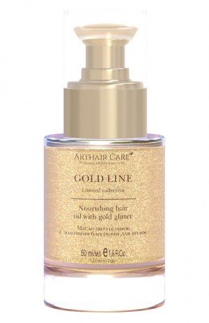 Питательное масло с золотыми блестками для волос (50ml) Arthair Care. Цвет: бесцветный