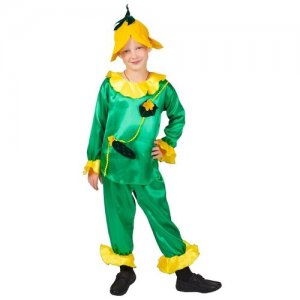 Карнавальный костюм детский Огурец (110) Elite CLASSIC. Цвет: зеленый