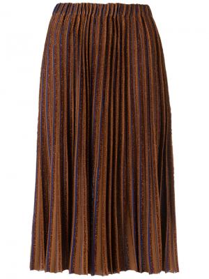 Midi knitted skirt Gig. Цвет: коричневый