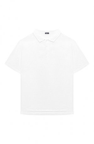 Льняная рубашка Il Gufo. Цвет: белый