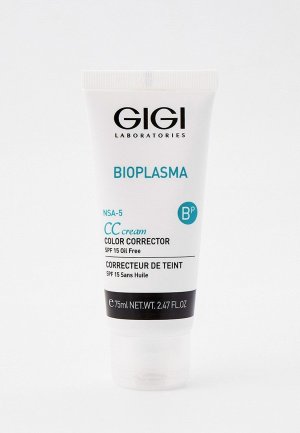 CC-Крем Gigi Bioplasma Cc Cream Spf 15, 75 мл. Цвет: бежевый