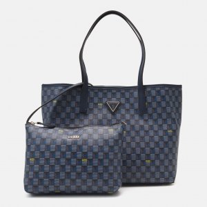 Комплект сумок Vikky Geometric Print, 2 предмета, синий Guess