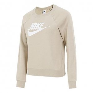 Свитер (WMNS) Sportswear Essential Long Sleeve T-Shirt 'Beige', бежевый Nike