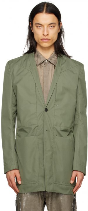 Зеленый пиджак Лидо Rick Owens