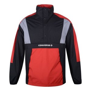 Куртка ANORAK Track Jacket 'Black Red', черный Converse