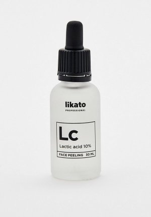 Пилинг для лица Likato Professional с молочной кислотой 10%, 30 мл. Цвет: прозрачный
