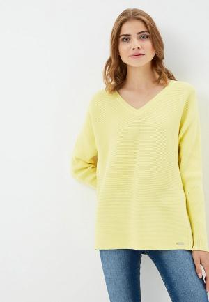 Пуловер Top Secret. Цвет: желтый