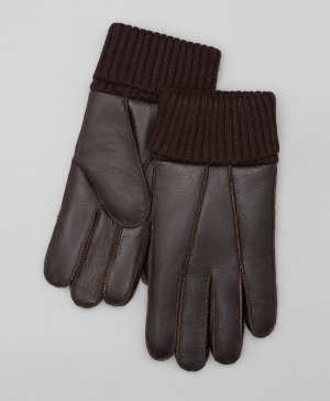 Перчатки GL-0124 BROWN HENDERSON. Цвет: коричневый