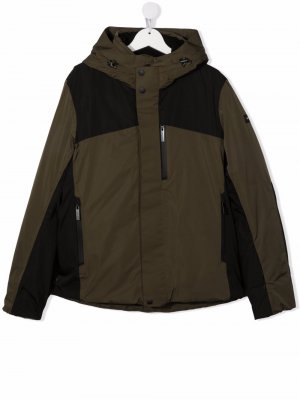 Непромокаемая лыжная куртка Woolrich Kids. Цвет: зеленый