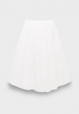 Юбка Forte bci cotton popline elasticated skirt white. Цвет: белый