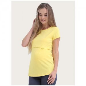 Фэст Футболка ярко-желтая для беременных и кормящих (54). Цвет: желтый