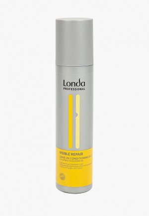 Бальзам для волос Londa Professional кондиционер VISIBLE REPAIR поврежденных несмываемый, 250 мл. Цвет: белый
