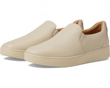Кроссовки Rally Leather Slip-On Skate Sneakers, цвет Stone Beige FitFlop