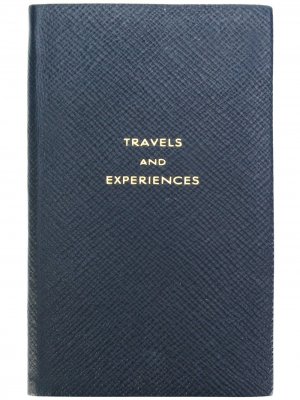 Записная книжка Travels and Experiences Smythson. Цвет: синий