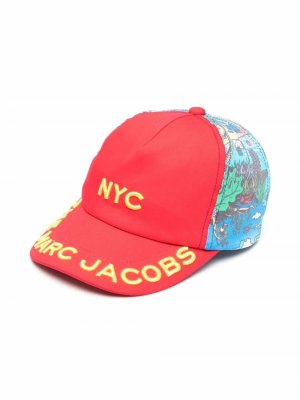 Cartoon print baseball cap The Marc Jacobs Kids. Цвет: красный