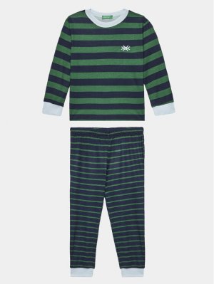 Пижамы стандартного кроя , синий United Colors Of Benetton