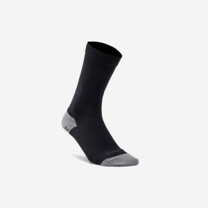 Нескользящие футбольные носки половинной высоты женские/мужские — Viralto II Mid black KIPSTA, цвет schwarz Kipsta