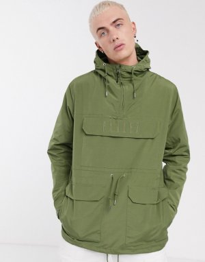 Зеленая куртка-пуловер Leeward-Зеленый Parlez