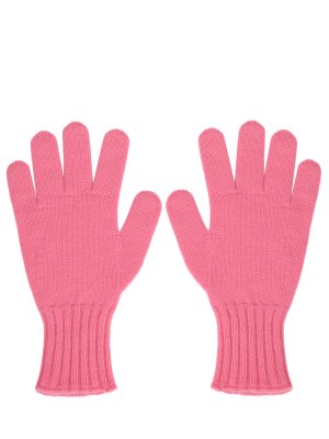 Перчатки кашемировые ANNECLAIRE. Цвет: розовый