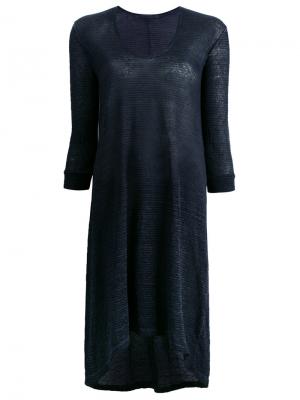 Прозрачное платье-свитер Transit. Цвет: синий